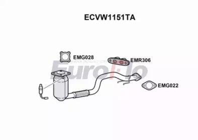 EUROFLO ecvw1151ta - Катализатор
