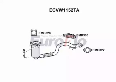 EUROFLO ecvw1152ta - Катализатор