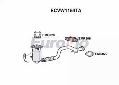 EUROFLO ecvw1154ta -  Катализатор