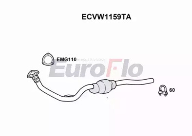 EUROFLO ecvw1159ta - Катализатор