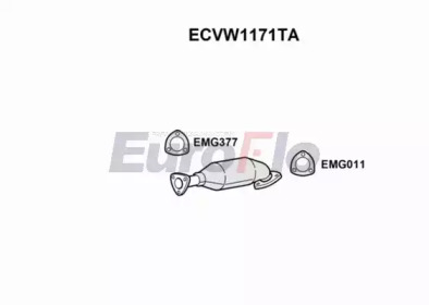 EUROFLO ecvw1171ta -  Катализатор