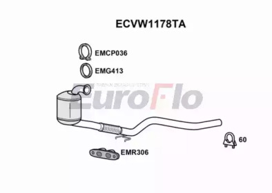 EUROFLO ecvw1178ta - Катализатор