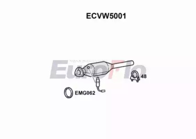 EUROFLO ecvw5001 -  Катализатор
