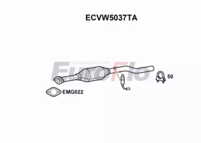 EUROFLO ecvw5037ta -  Катализатор