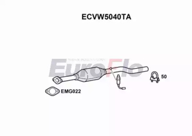 EUROFLO ecvw5040ta -  Катализатор