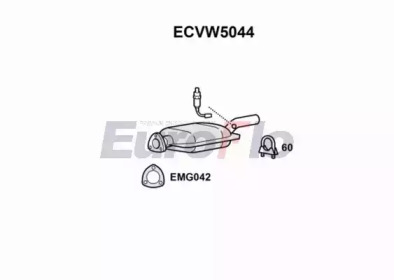 EUROFLO ecvw5044 -  Катализатор