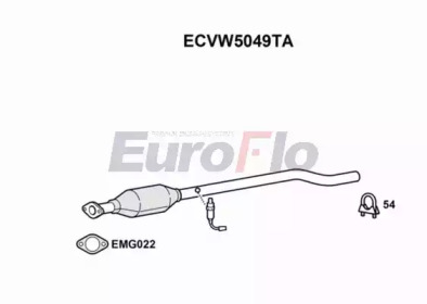 EUROFLO ecvw5049ta - Катализатор