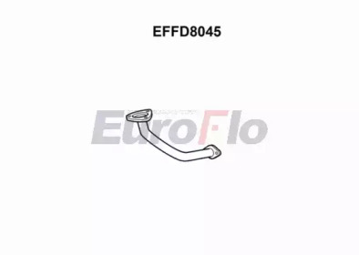 EUROFLO effd8045 -  Труба выхлопного газа