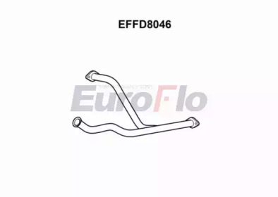 EUROFLO effd8046 - Труба выхлопного газа