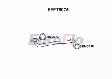 EUROFLO efft8075 - Труба выхлопного газа