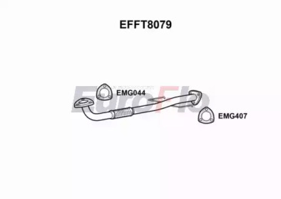 EUROFLO efft8079 -  Труба выхлопного газа