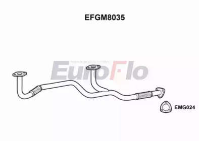 EUROFLO efgm8035 -  Труба выхлопного газа