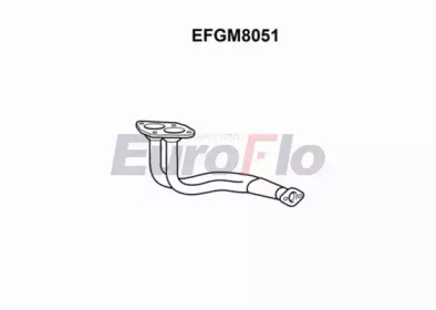 EUROFLO efgm8051 -  Труба выхлопного газа