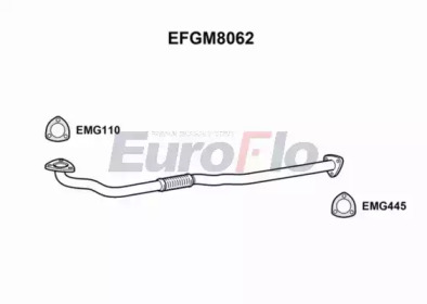 EUROFLO efgm8062 - Труба выхлопного газа