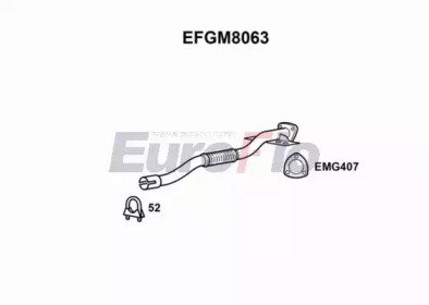 EUROFLO efgm8063 - Труба выхлопного газа