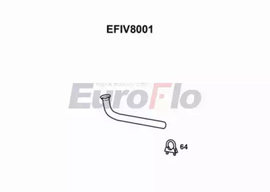 EUROFLO efiv8001 - Труба выхлопного газа