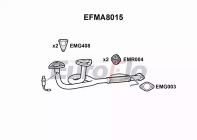 EUROFLO efma8015 -  Труба выхлопного газа