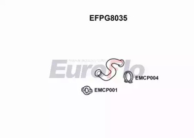 EUROFLO efpg8035 -  Труба выхлопного газа