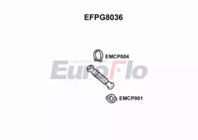 EUROFLO efpg8036 -  Труба выхлопного газа