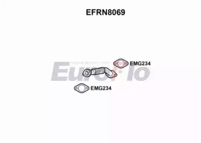 EUROFLO efrn8069 -  Труба выхлопного газа