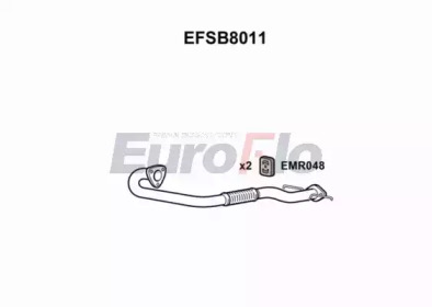 EUROFLO efsb8011 - Труба выхлопного газа