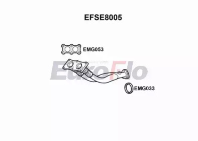 EUROFLO efse8005 - Труба выхлопного газа