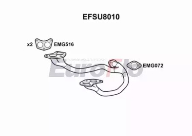 EUROFLO efsu8010 -  Труба выхлопного газа