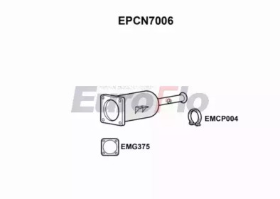EUROFLO epcn7006 -  Сажевый / частичный фильтр, система выхлопа ОГ