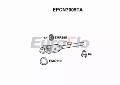 EUROFLO epcn7009ta -  Сажевый / частичный фильтр, система выхлопа ОГ