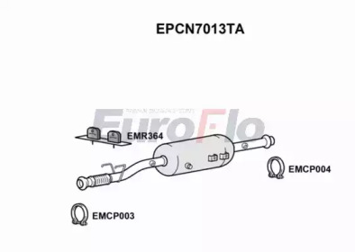 EUROFLO epcn7013ta -  Сажевый / частичный фильтр, система выхлопа ОГ