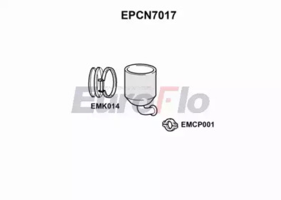 EUROFLO epcn7017 -  Сажевый / частичный фильтр, система выхлопа ОГ
