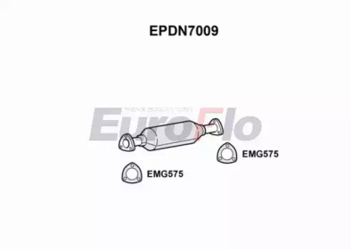 EUROFLO epdn7009 -  Сажевый / частичный фильтр, система выхлопа ОГ
