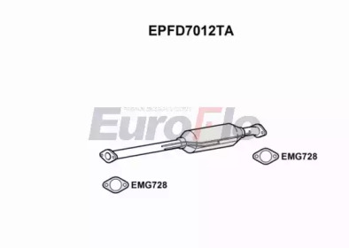 EUROFLO epfd7012ta -  Сажевый / частичный фильтр, система выхлопа ОГ