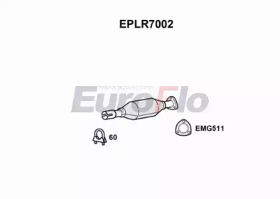 EUROFLO eplr7002 -  Сажевый / частичный фильтр, система выхлопа ОГ