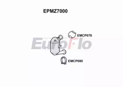 EUROFLO epmz7000 -  Сажевый / частичный фильтр, система выхлопа ОГ