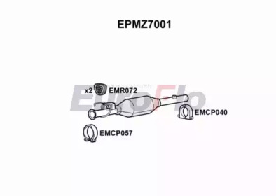 EUROFLO epmz7001 -  Сажевый / частичный фильтр, система выхлопа ОГ