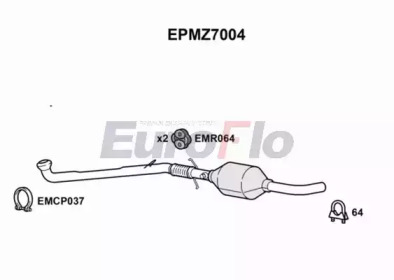 EUROFLO epmz7004 -  Сажевый / частичный фильтр, система выхлопа ОГ