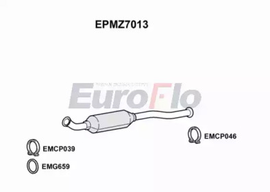 EUROFLO epmz7013 -  Сажевый / частичный фильтр, система выхлопа ОГ