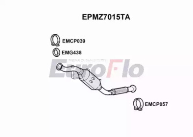 EUROFLO epmz7015ta -  Сажевый / частичный фильтр, система выхлопа ОГ