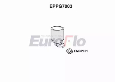 EUROFLO eppg7003 -  Сажевый / частичный фильтр, система выхлопа ОГ