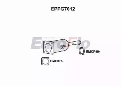 EUROFLO eppg7012 -  Сажевый / частичный фильтр, система выхлопа ОГ