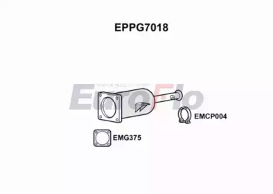 EUROFLO eppg7018 -  Сажевый / частичный фильтр, система выхлопа ОГ