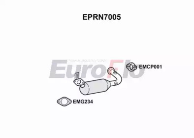 EUROFLO eprn7005 -  Сажевый / частичный фильтр, система выхлопа ОГ