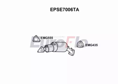 EUROFLO epse7006ta -  Сажевый / частичный фильтр, система выхлопа ОГ