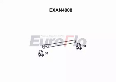 EUROFLO exan4008 - Труба выхлопного газа