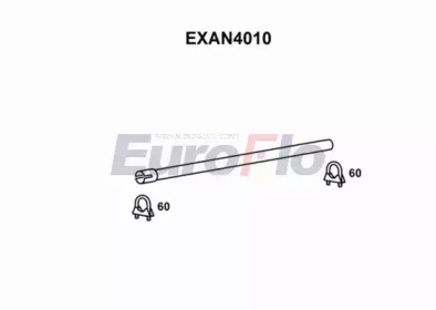 EUROFLO exan4010 - Труба выхлопного газа