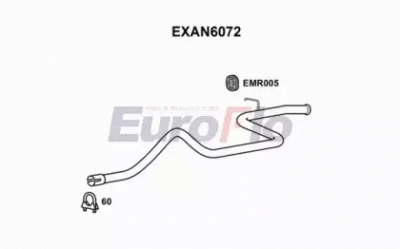 EUROFLO exan6072 -  Насадка выпускной трубы