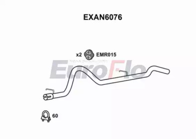 EUROFLO exan6076 - Насадка выпускной трубы