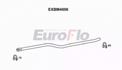 EUROFLO exbm4006 - Труба выхлопного газа