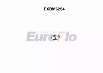 EUROFLO exbm6254 -  Глушитель выхлопных газов конечный